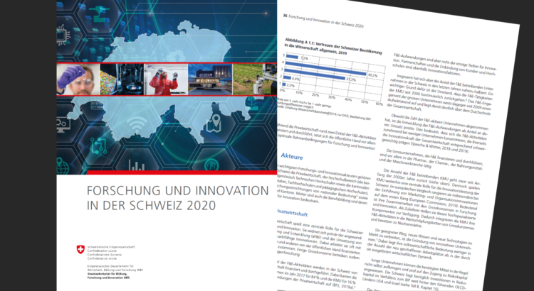 Wissenschaftsbarometer-Ergebnisse im SBFI-Bericht «Forschung und Innovation 2020 in der Schweiz»
